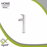 شیر روشویی پایه بلند کلار مدل آریا کروم(هزینه ارسال پس کرایه است)