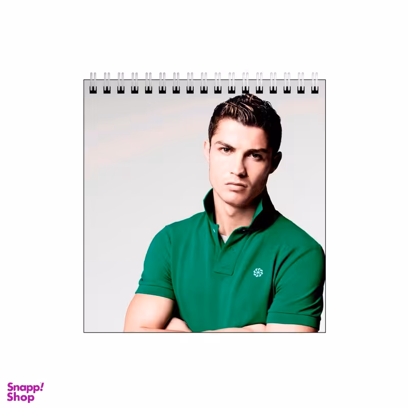 دفتر طراحی 60 برگ طرح رونالدو کد 0375365