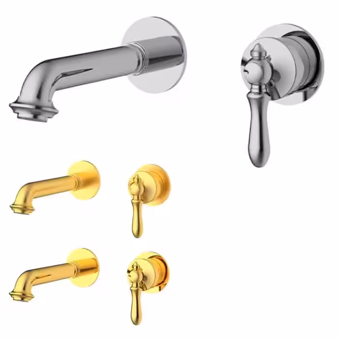 شیر روشویی توکار دوتکه شودر زیگموند