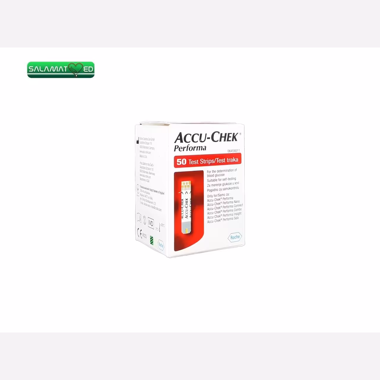 نوار تست قند خون اکیو چک اکیوچک پرفورما ACCU CHEK Performa انقضا 31 11 2025