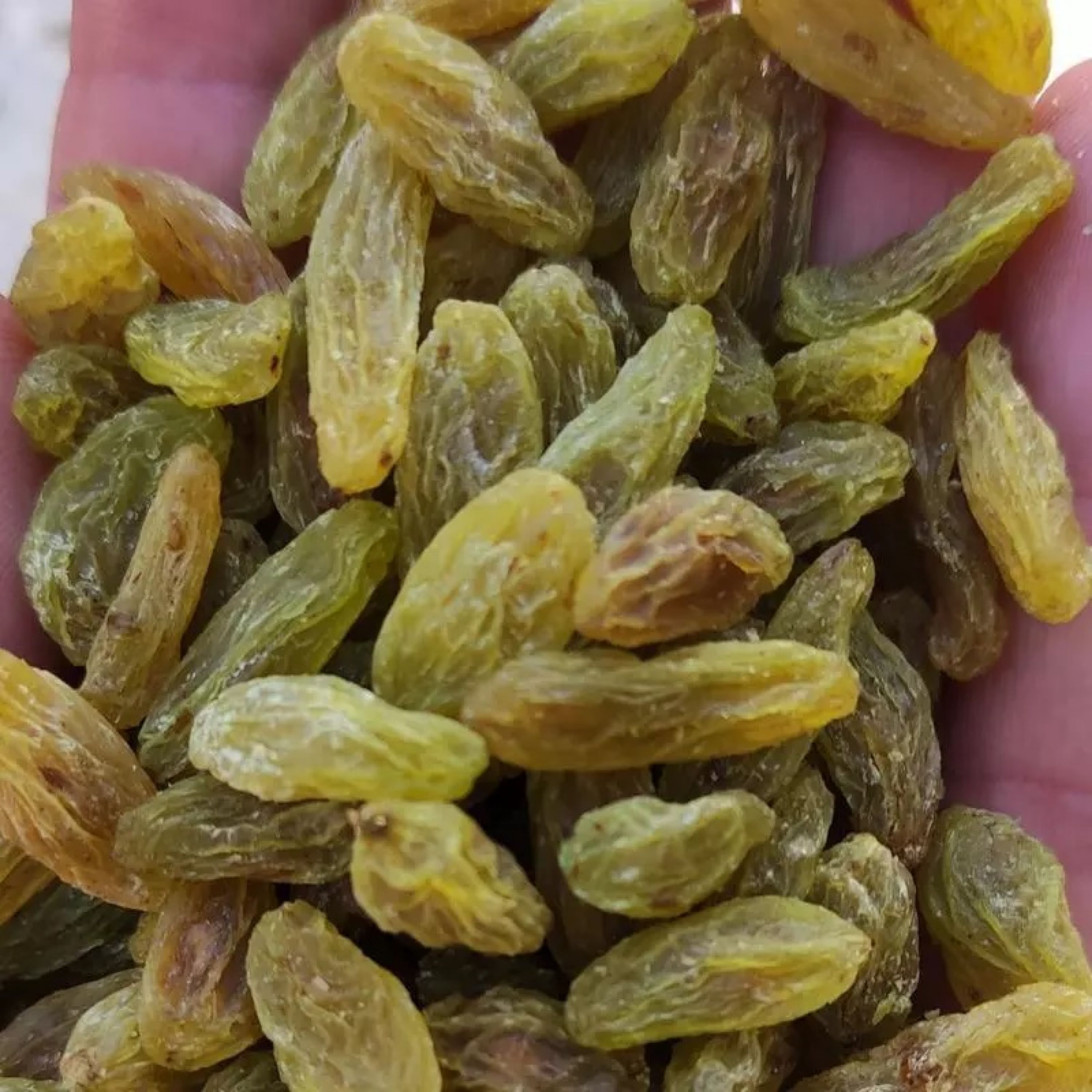 کشمش سبز قلمی کاشمر(بسته 1 کیلوگرمی)
