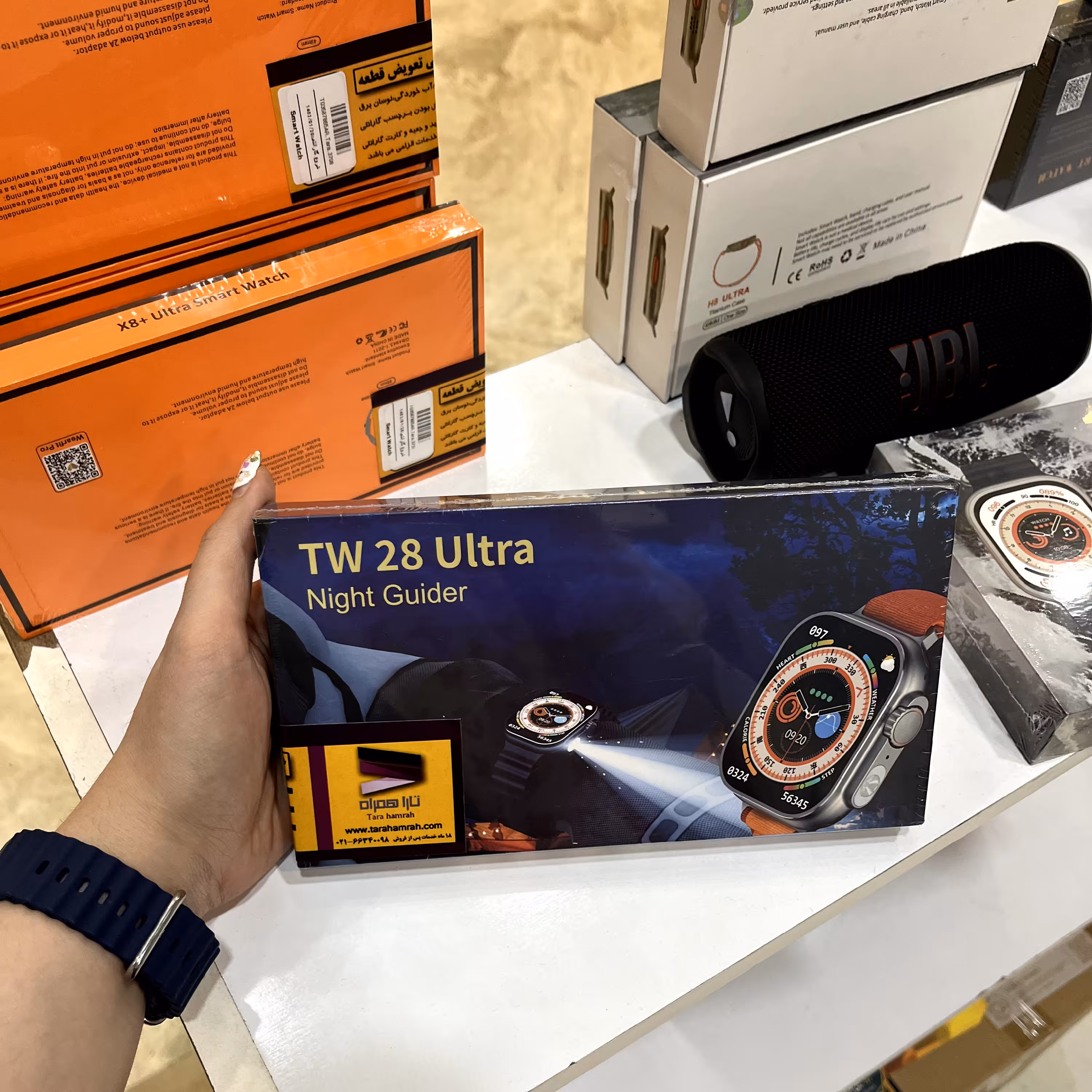 ساعت هوشمند طرح اپل واچ اولترا apple watch ultra همراه با گارانتی اصلی 