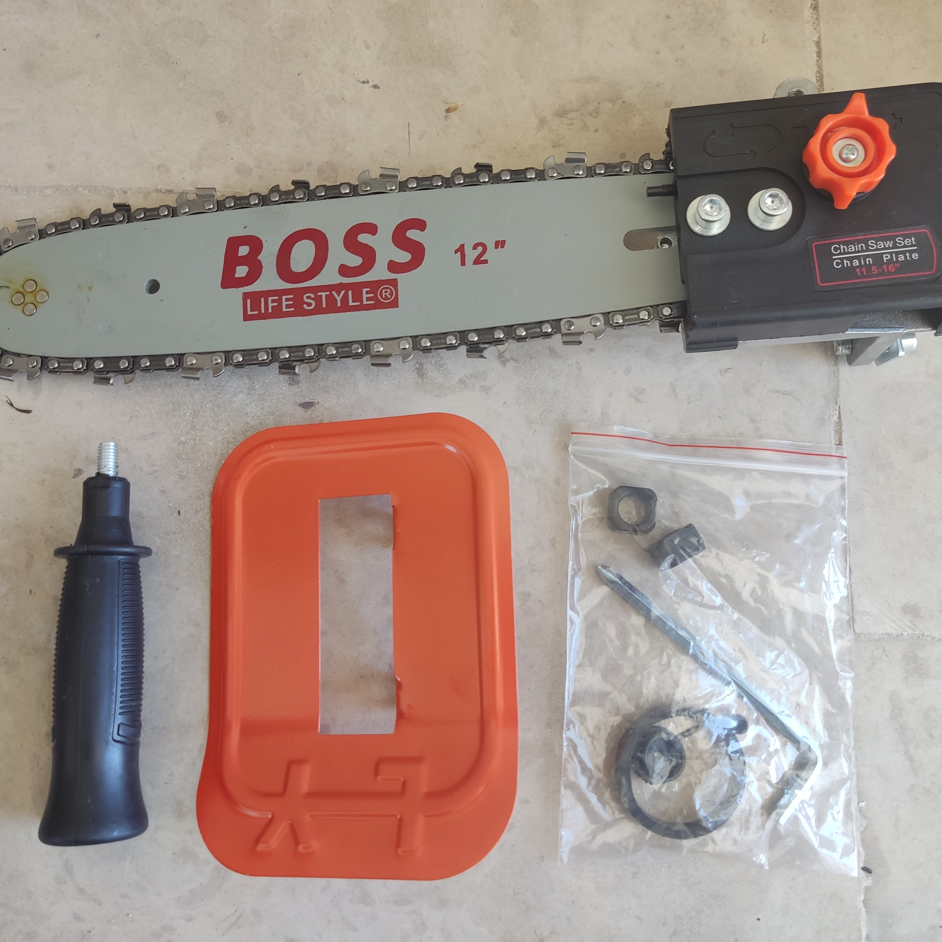 رابط مینی فرز با اره زنجیری برند باس با کیفیت عالی