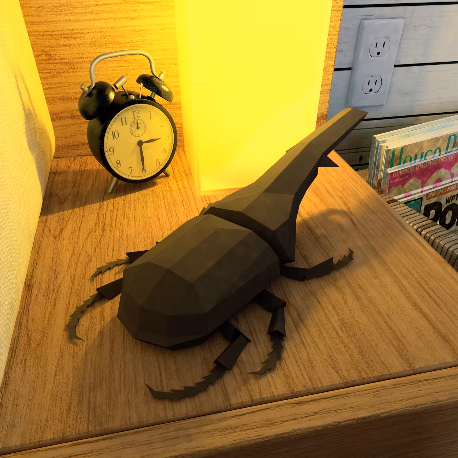 مجسمه مقوایی سوسک هرکول (حتما قبل از سفارش پیغام بدید)