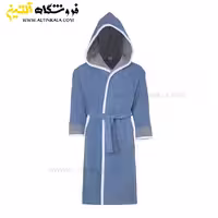 حوله پالتویی کودک سلین طرح پسفیک ابی-طوسی سایز 6-7