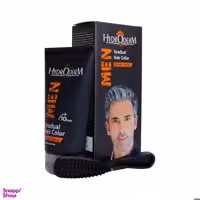 کرم رنگ مو مردانه هیدرودرم مدل Gradual رنگ مشکی حجم 150 میلی لیتر