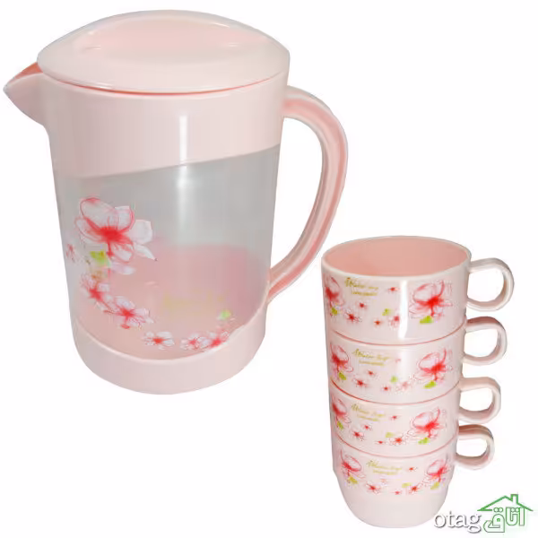 پارچ اب لیوان دار