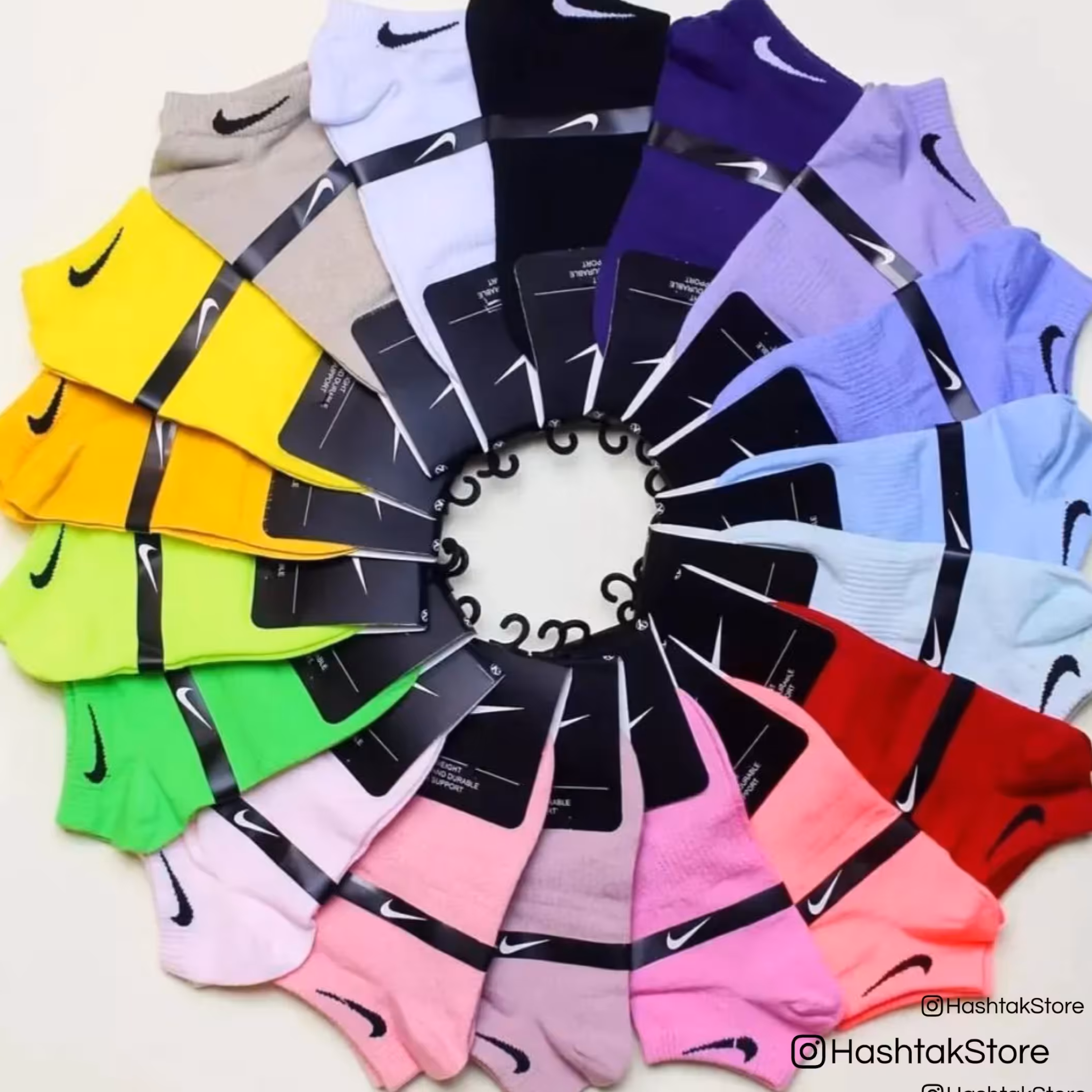 جوراب زنانه جوراب دخترانه جوراب پسرانه جوراب مردانه نخ رنگارنگ