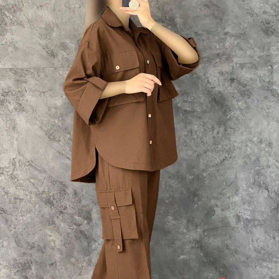 ست مانتو شلوار  ماری 