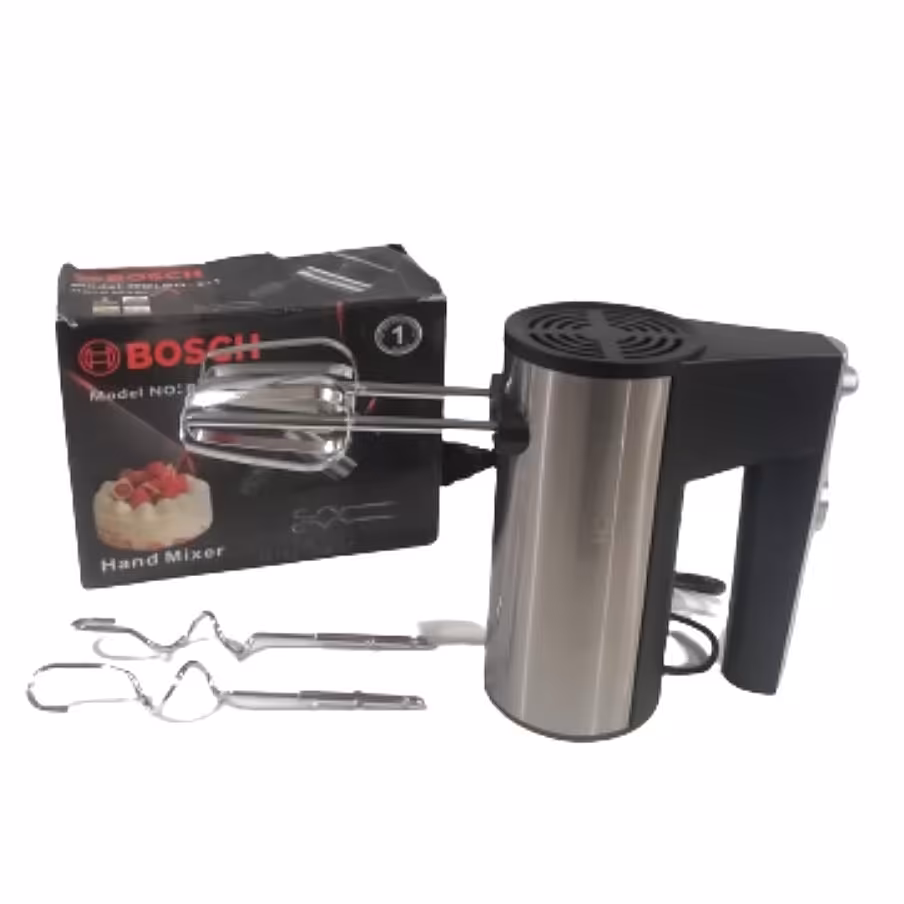 همزن برقی 300 وات موتور گیربکسی با کیفیت بالا دارای تیغه خمیر زن استیل و تیغه هم