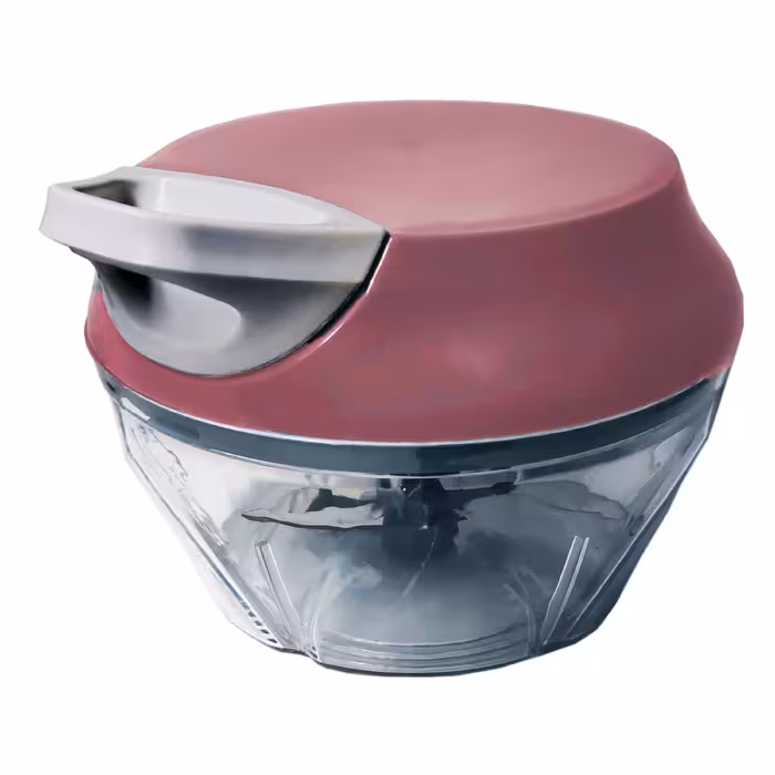 خردکن دستی چندکاره صورتی با ظرفیت 500 میلی لیتر