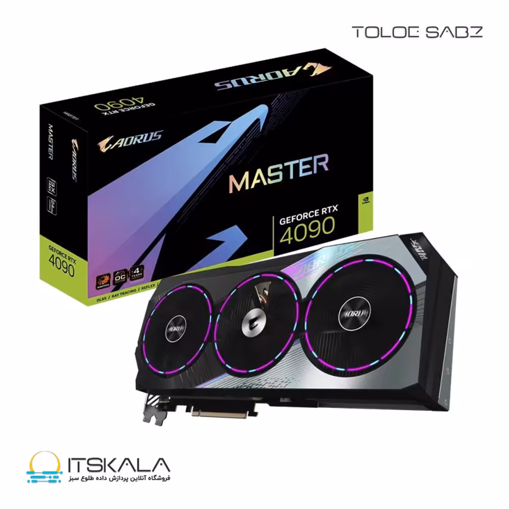 کارت گرافیک گیگابایت AORUS GeForce RTX 4090 MASTER 24G | ITSKALA