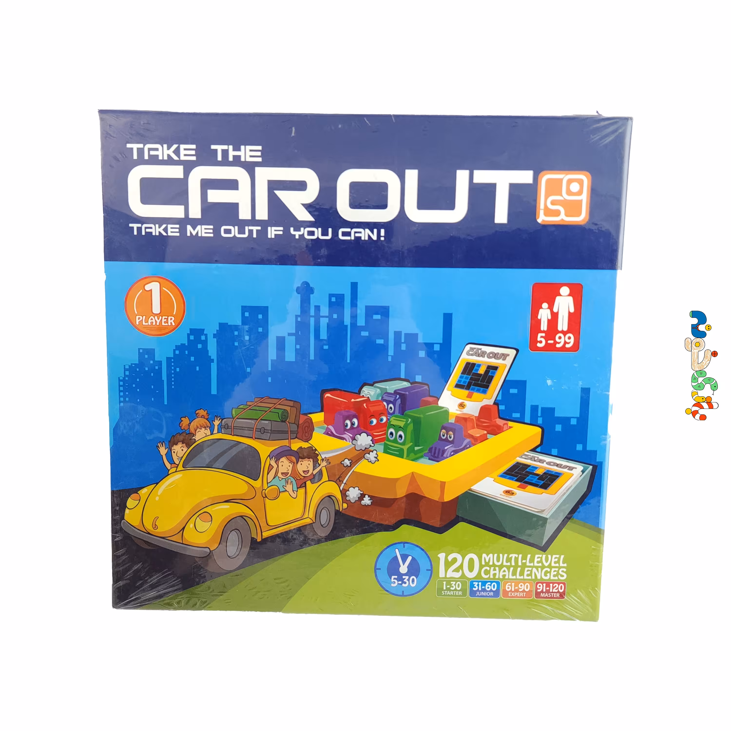 بازی فکری کار اوت car out  کار اوت تک نفره شرکت فکرا 