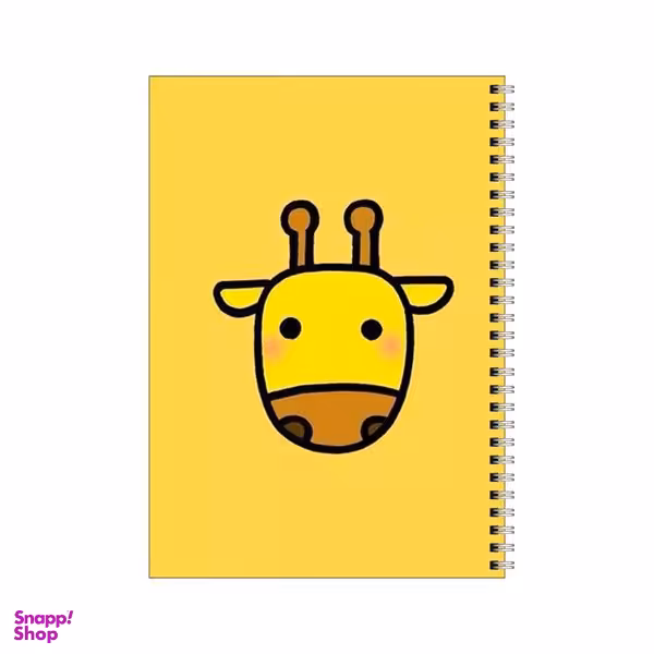 دفتر مشق 100 برگ بامبیلیپ طرح سر زرافه کد 0299930