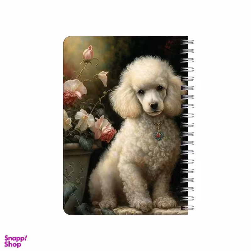 دفترچه یادداشت بامبیلیپ مدل چوبی طرح هاپو و گلدان کد 0375648