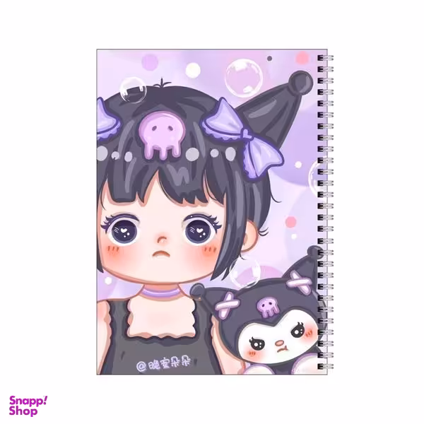 دفتر مشق 80 برگ بامبیلیپ طرح کرومی دخترانه کد 1315197