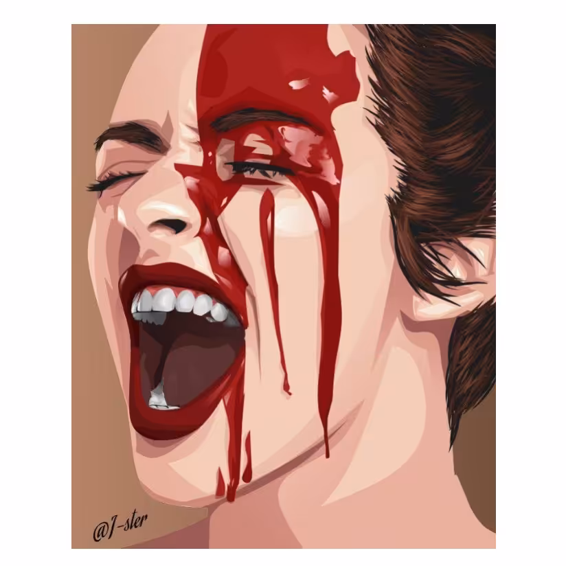 تابلو اکلریک چهره مدل145