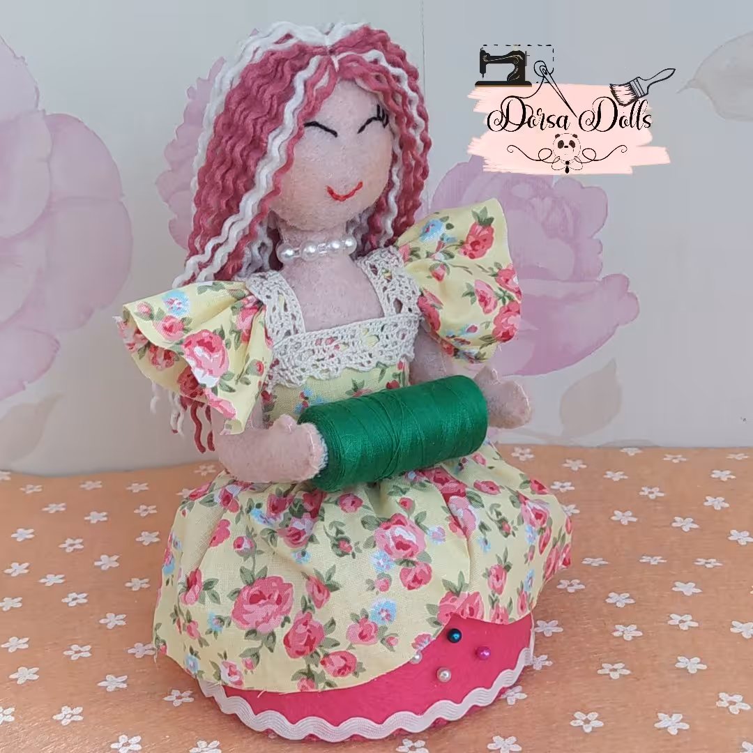 جاسوزنی نمدی،عروسک جاسوزنی.زینت بخش میز خیاطی شما