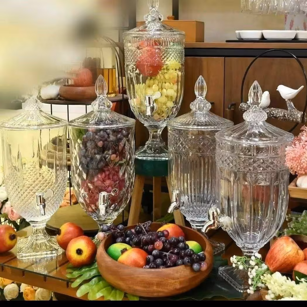 کلمن شیشه ای بلور 3.5 لیتری با ضمانت ارسال سالم 