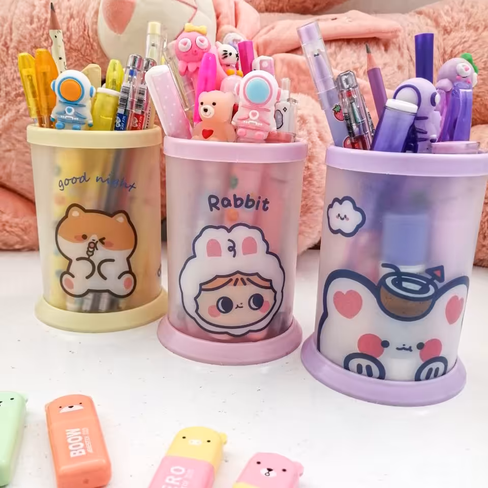 جامدادی طلقی  رومیزی جاقلمی طرحهای کیوت و فانتزی 