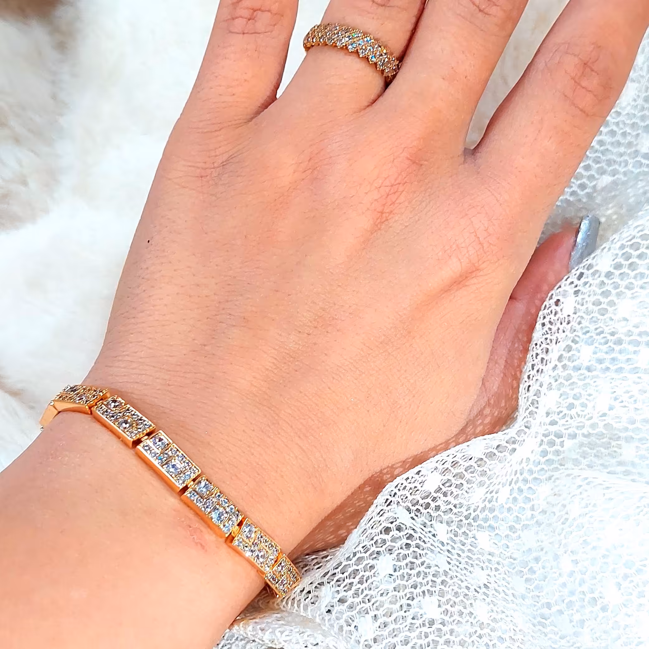 دستبند ژوپینگ جواهری پرکار