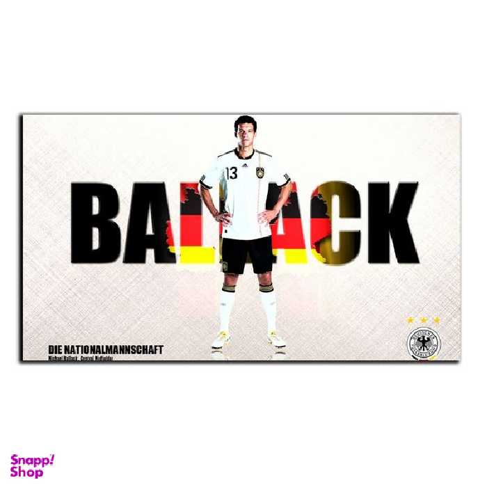 تابلو شاسی بکلیت طرح بازیکن فوتبال میشائل بالاک تیم ملی آلمان مدل SH-S6741