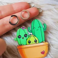 گوشواره نقره ای دایره ای