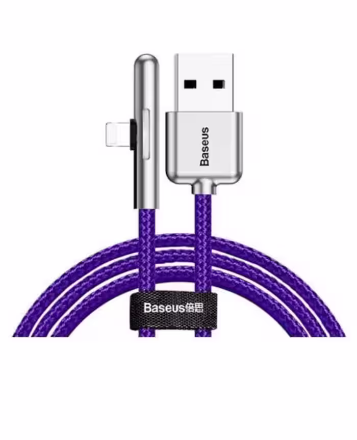 کابل دو متری شارژ و انتقال اطلاعات USB به USB Type-C باسئوس مدل Iridescent Lamp