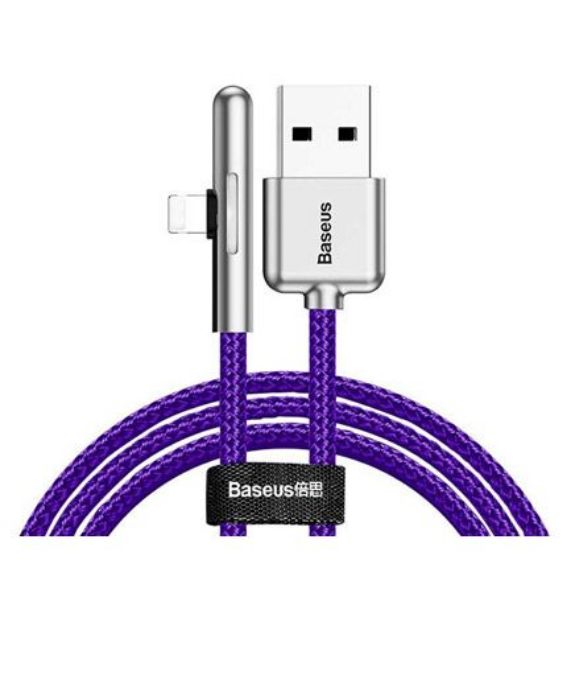 کابل دو متری شارژ و انتقال اطلاعات USB به USB Type-C باسئوس مدل Iridescent Lamp