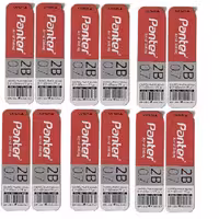 نوک مداد نوکی 0.7 میلی متری پنتر مدل پلیمری بسته 12 عددی