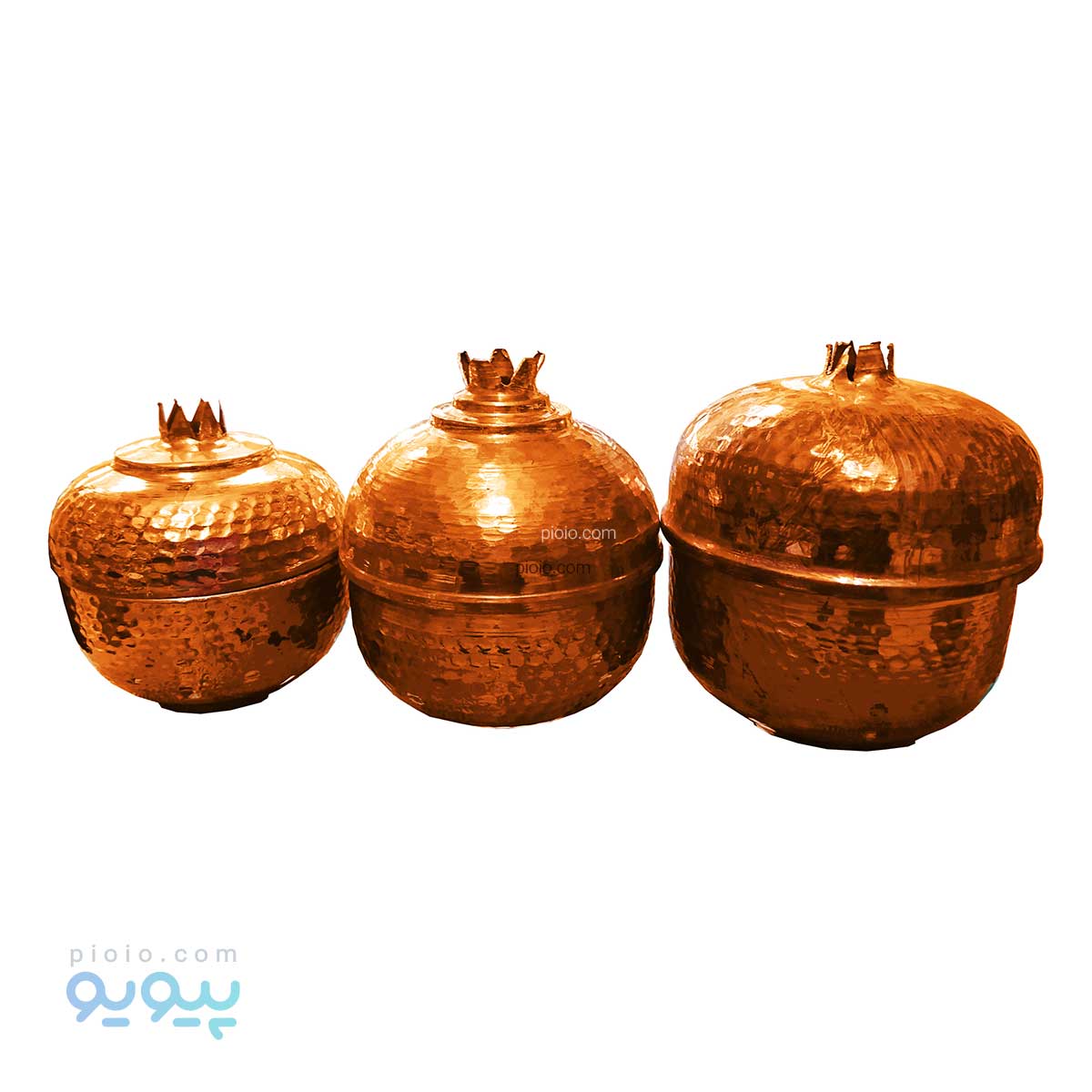 قندان مسی انار شکل آیتم 3250/1/2