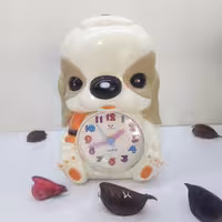 ساعت رومیزی زنگ دار  طرح سگ