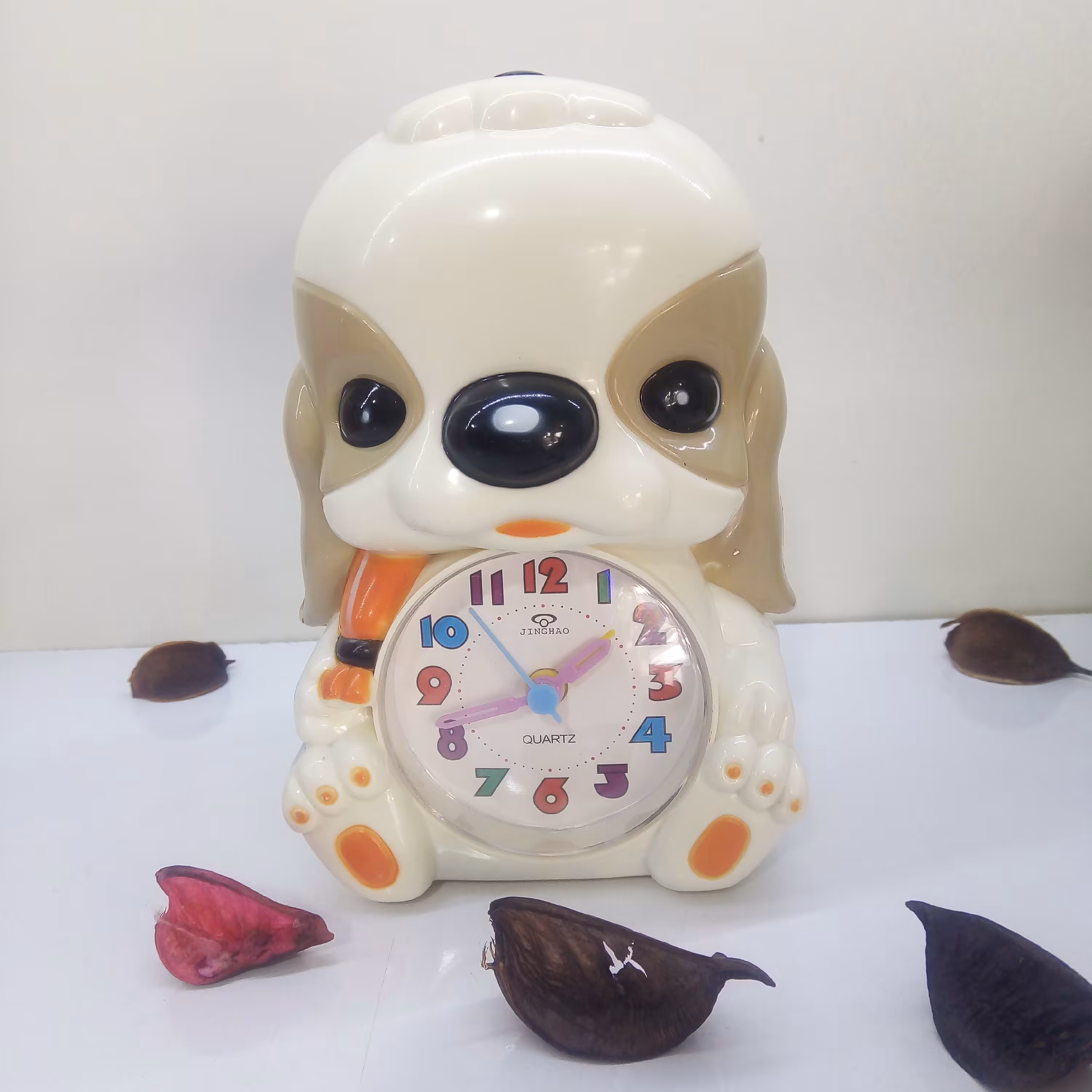 ساعت رومیزی زنگ دار  طرح سگ