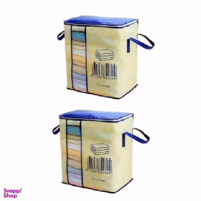 نظم دهنده لباس کد B001 مجموعه 2 عددی رنگ وانیلی