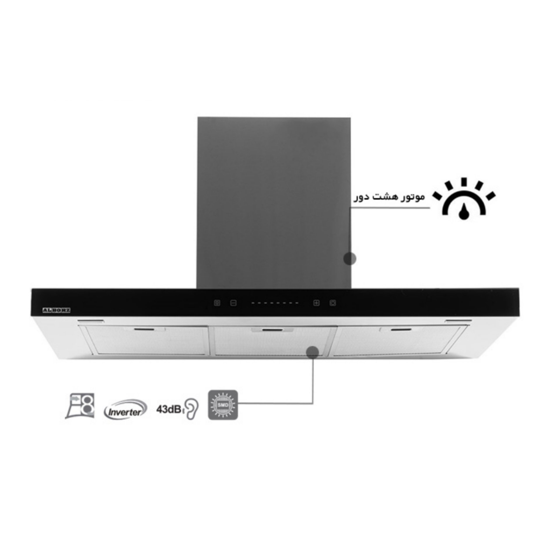 هود استیل البرز مدل Sa 201