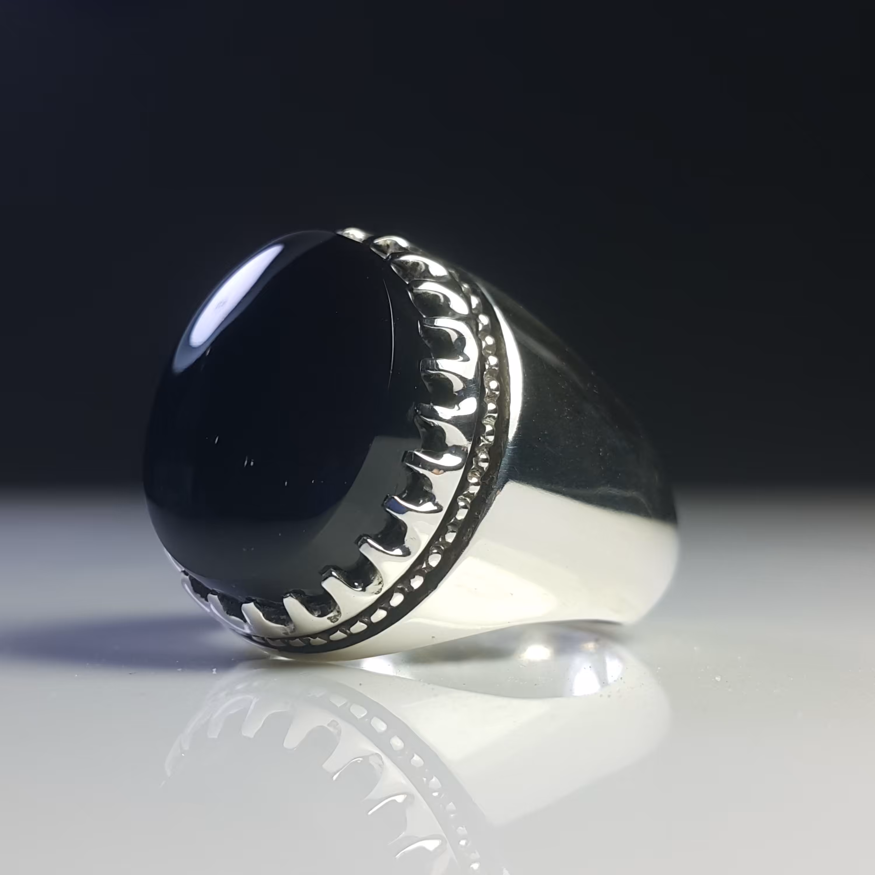 انگشتر عقیق جزع یمنی (23)