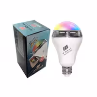 لامپ موزیکال ال ای دی 9 وات برند آوا با قابلیت تغییر رنگ دارای گارانتی تعویض