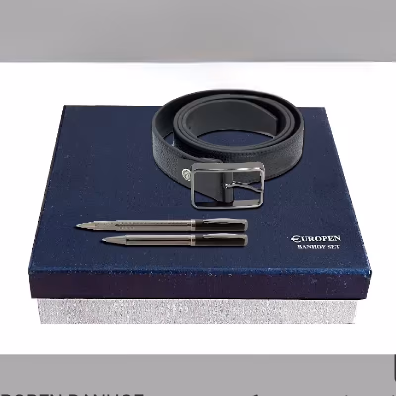 ست خودکار و روان نویس و کمربند یوروپن