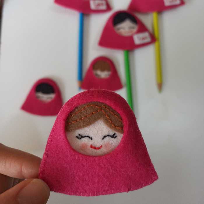 سرمدادی نمدی طرح دانش آموز  سایز کوچک