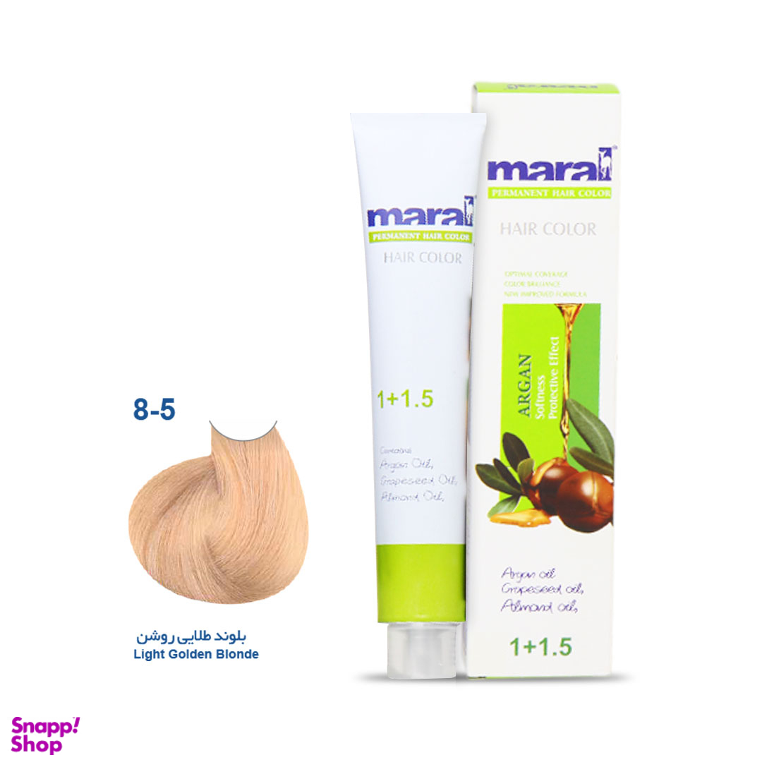 رنگ مو مارال (Maral) شماره 85 رنگ بلوند طلایی روشن حجم 100 میلیلیتر