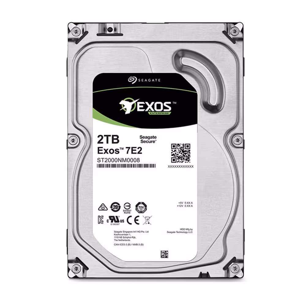 هارددیسک اینترنال سیگیت مدل Exos ST2000NM0008 ظرفیت 2 ترابایت