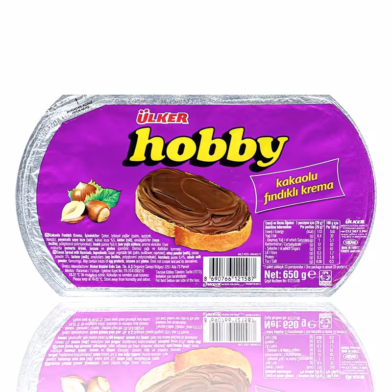 شکلات صبحانه فندقی هوبی hobby حجم 650 گرم