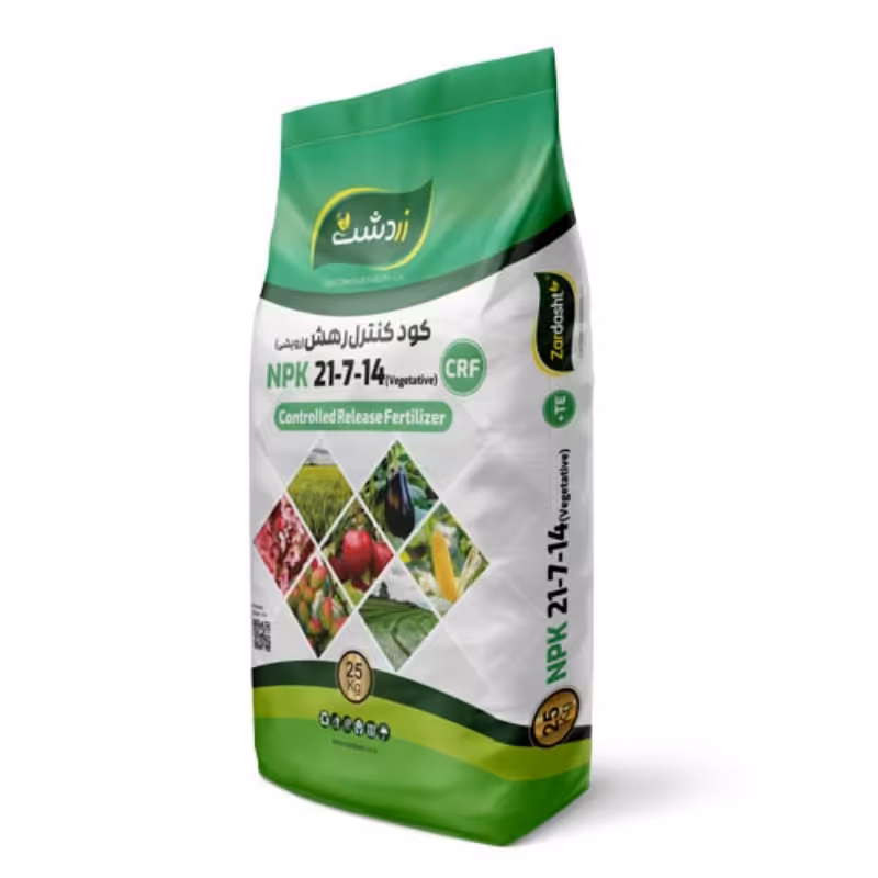 کود کنترل رهش رویشی 14-7-21 حاوی عناصر ریزمغذی