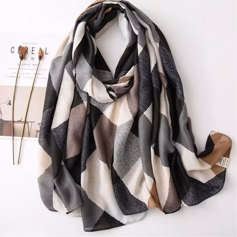 شال نخ پنبه وارداتی چهارفصل اسپرت