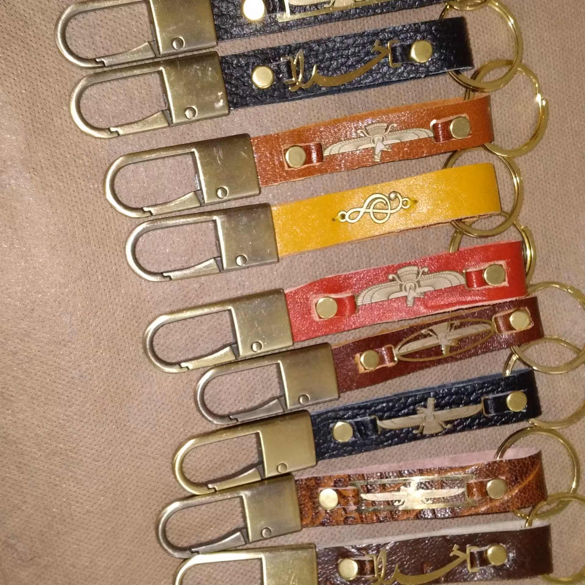 دسته کلید چرم دست دوز