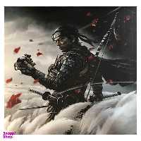 برچسب پلی استیشن 4 اسلیم پاندا مدل ghost of tsushima