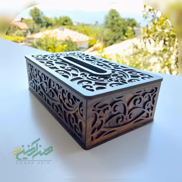 
جادستمال کاغذی کد HB16و دولایه رنگ آنتیک سایز8در15در26سانت با ام دی اف 3میل مغز درجه 1