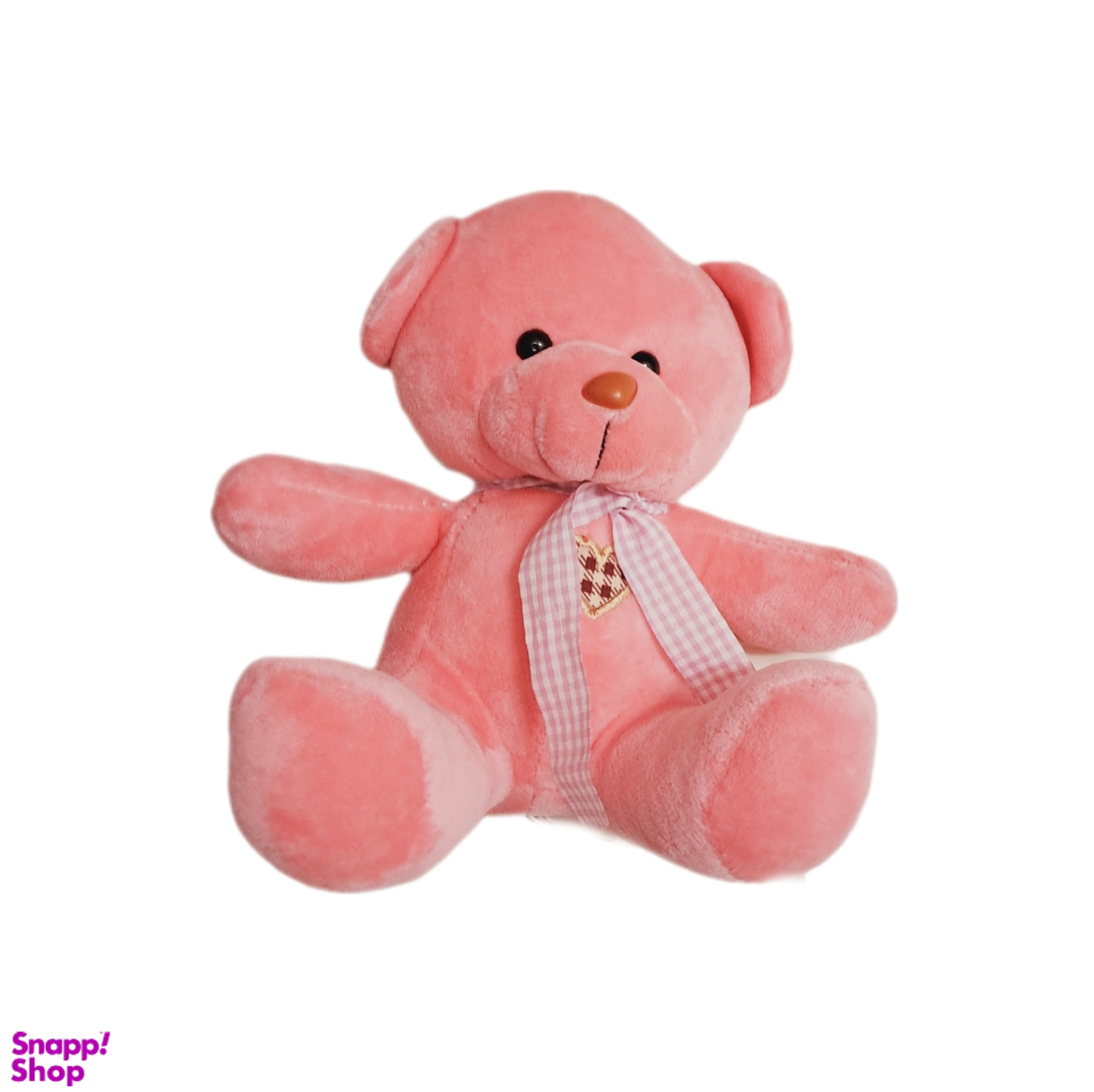 عروسک طرح خرس کد 3412 ارتفاع ۱۷ سانتی متر