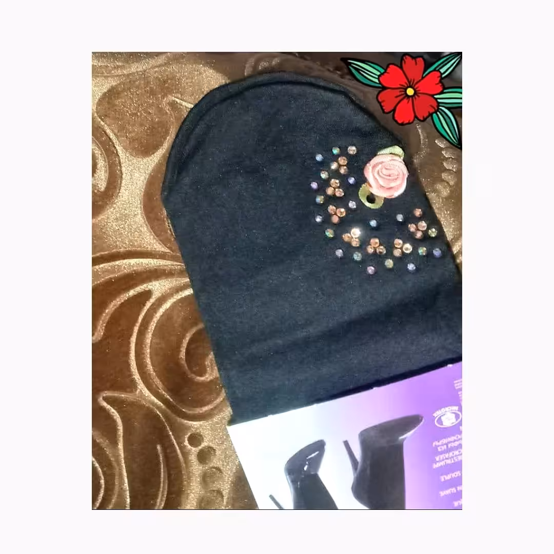 جوراب  ربان دوزی نگین دار  پریزن 