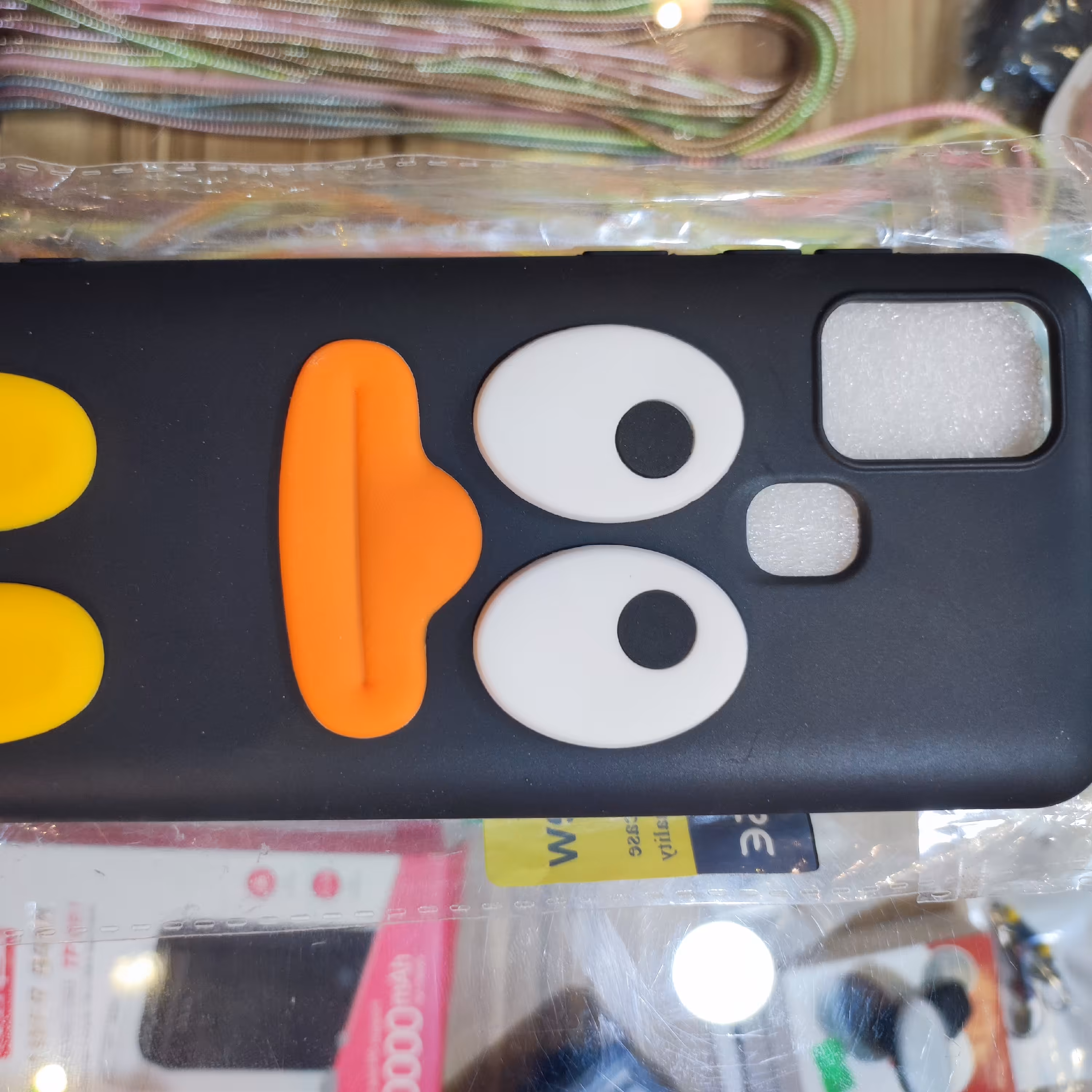 قاب سیلیکونی طرح اردک a21s رنگ مشکی